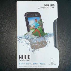 Clear/Black LifeProof NÜÜD iPhone 7 case